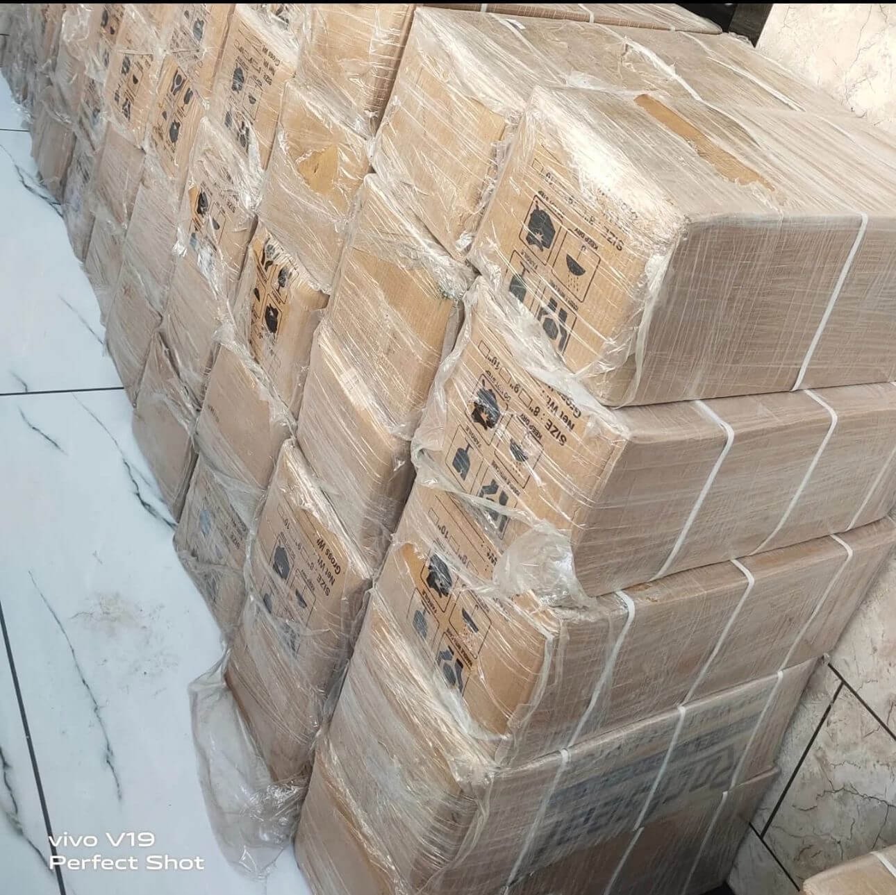 Export Wrapped Cargo Pallets